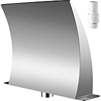 Los mejores  - VEVOR Fuente de Cascada para Piscina de Acero Inoxidable con Altura de 115 mm- Fuente Jardín Exterior Anchura de 200 mm…